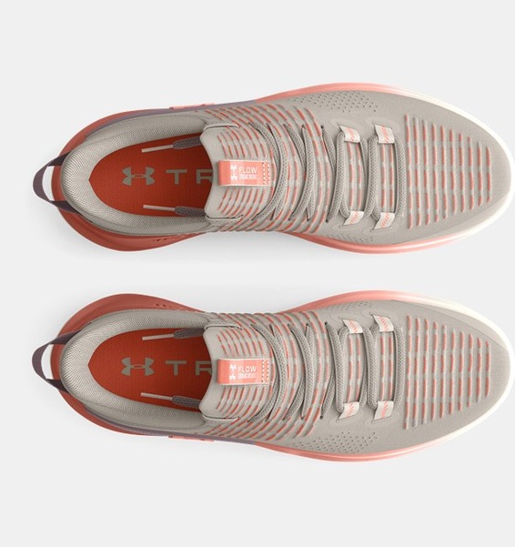 Gri Kadın UA Flow Dynamic IntelliKnit Ele-Grit Antrenman Ayakkabısı