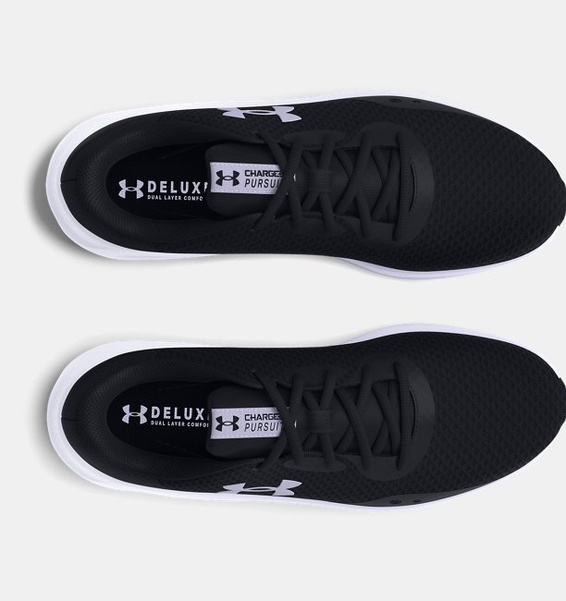 Siyah Kadın UA Charged Pursuit 3 Koşu Ayakkabısı