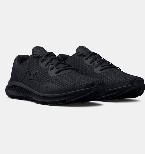 Siyah Kadın UA Charged Pursuit 3 Koşu Ayakkabısı