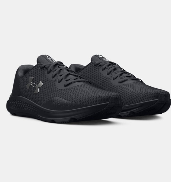 Siyah Kadın UA Charged Pursuit 3 Koşu Ayakkabısı