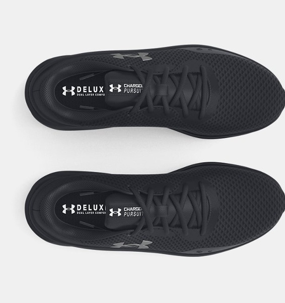 Siyah Kadın UA Charged Pursuit 3 Koşu Ayakkabısı