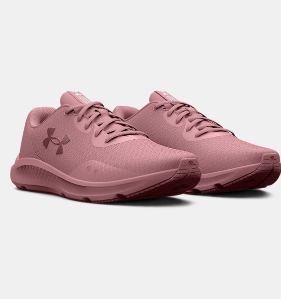 Pembe Kadın UA Charged Pursuit 3 Koşu Ayakkabısı