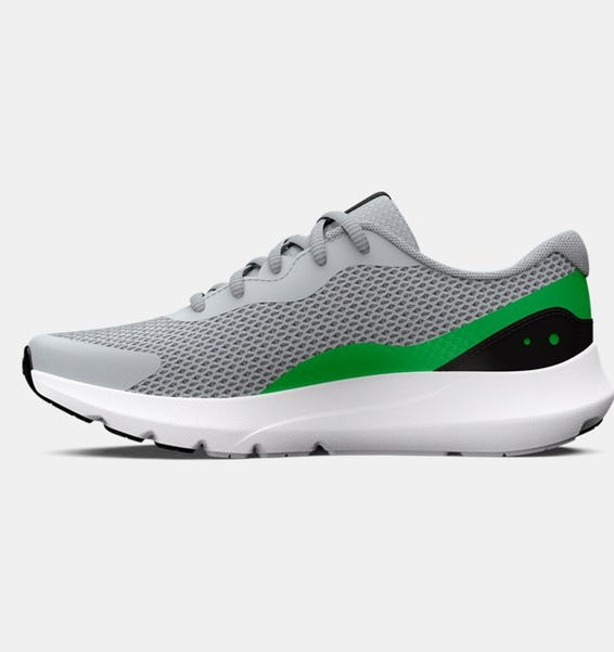 Beyaz Erkek Çocuk UA Surge 3 Koşu Ayakkabısı