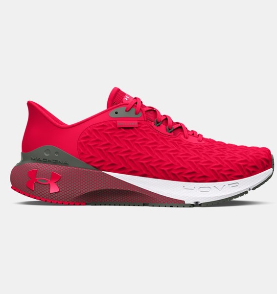 Kırmızı Erkek UA HOVR™ Machina 3 Clone Koşu Ayakkabısı