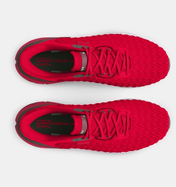 Kırmızı Erkek UA HOVR™ Machina 3 Clone Koşu Ayakkabısı