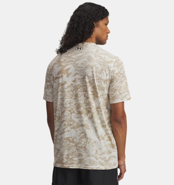 Kahverengi Erkek UA ABC Camo Kısa Kollu T-shirt