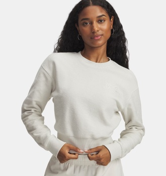 Kadın UA Icon Terry Varsity Crew Sweatshirt