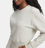 Kadın UA Icon Terry Varsity Crew Sweatshirt