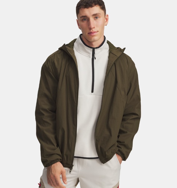 Yeşil Erkek UA Unstoppable TXTR Woven Ceket