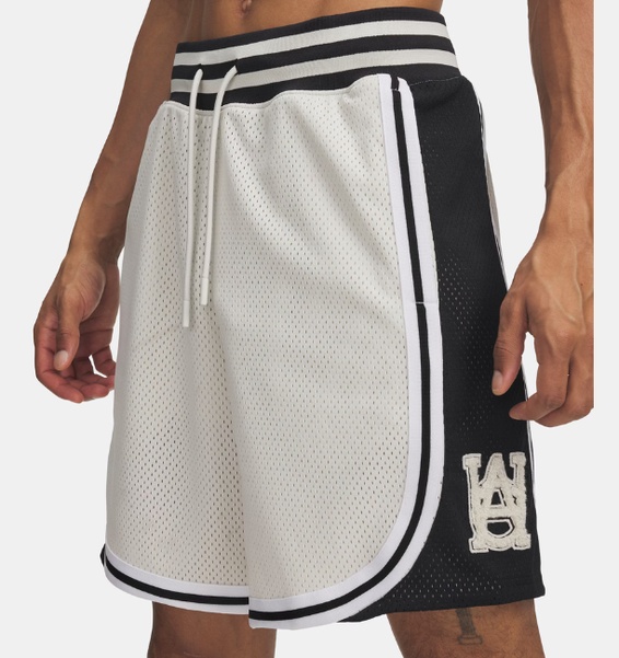 Beyaz Erkek UA Courtside Şort