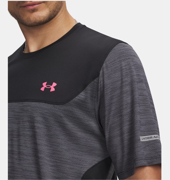 Siyah Erkek UA Tech Utility Kısa Kollu T-Shirt