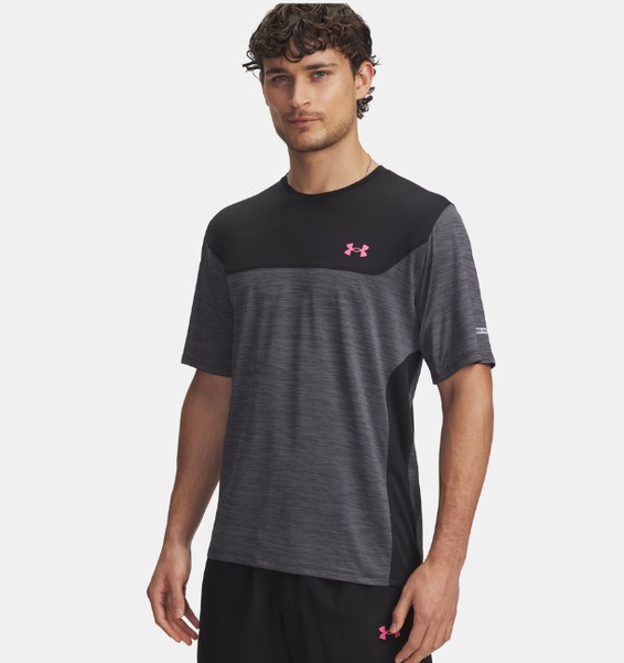 Siyah Erkek UA Tech Utility Kısa Kollu T-Shirt