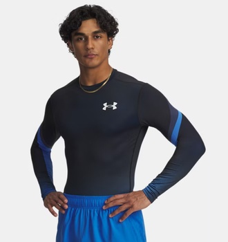Erkek UA Heatgear Sub Crew Uzun Kollu T-Shirt
