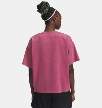 Kadın UA Heavyweight Boxy Wash Kısa Kollu T-Shirt