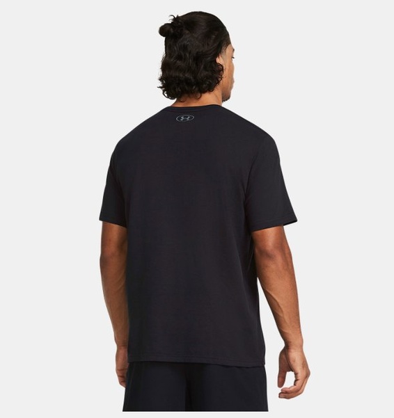 Siyah Erkek UA Bball Net Icon Kısa Kollu T-shirt