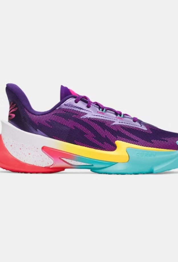 Erkek UA Curry Series 7 Basketbol Ayakkabısı Mor 198633763383