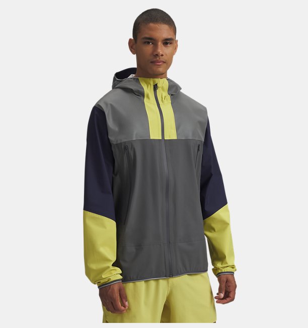 Erkek UA Halo Run Ceket Gri