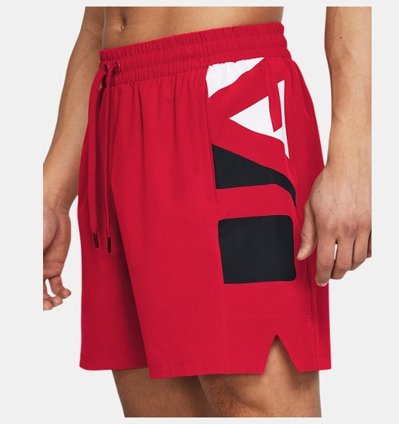 Kırmızı Erkek UA Zone Dokuma Şort