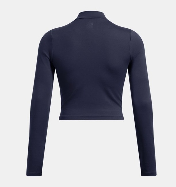 Lacivert Kadın UA Meridian Uzun Kollu Mock T-shirt