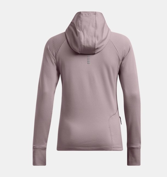 Gri Kadın UA Launch CW Balaclava HD Uzun Kollu T-shirt