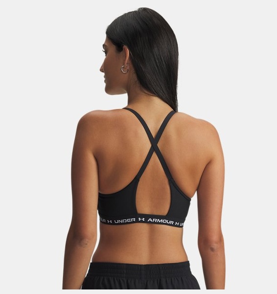 Siyah Kadın UA Crossback Low Spor Sütyeni