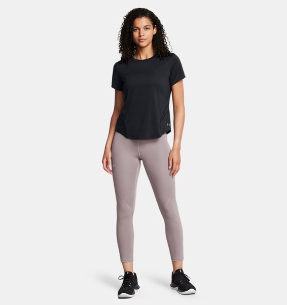 Siyah Kadın UA Vanish Elite Vent Loose Kısa Kollu T-shirt