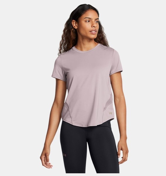 Gri Kadın UA Vanish Elite Vent Loose Kısa Kollu T-shirt
