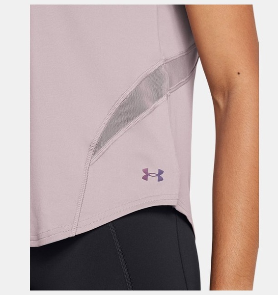 Gri Kadın UA Vanish Elite Vent Loose Kısa Kollu T-shirt