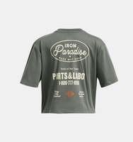 Çocuk UA Project Rock Campus Crop Kısa Kollu T-shirt