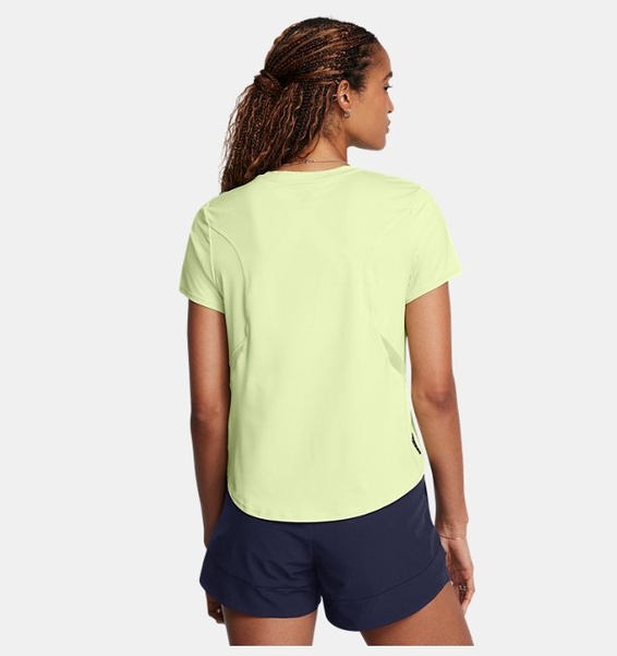 Yeşil Kadın UA Vanish Elite Vent Loose Kısa Kollu T-shirt