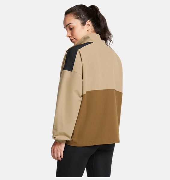 Kahverengi Kadın UA Armoursport Swoven Sweatshirt