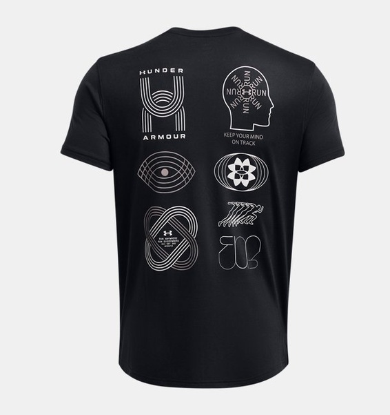 Siyah Erkek UA Run Anywhere T-shirt