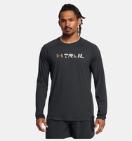 Erkek UA Trail Run Graptic Uzun Kollu T-shirt