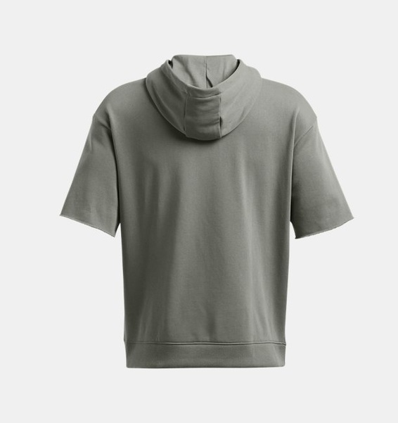 Yeşil Erkek UA Project Rock Heavyweight SS Kapüşonlu Tools T-shirt