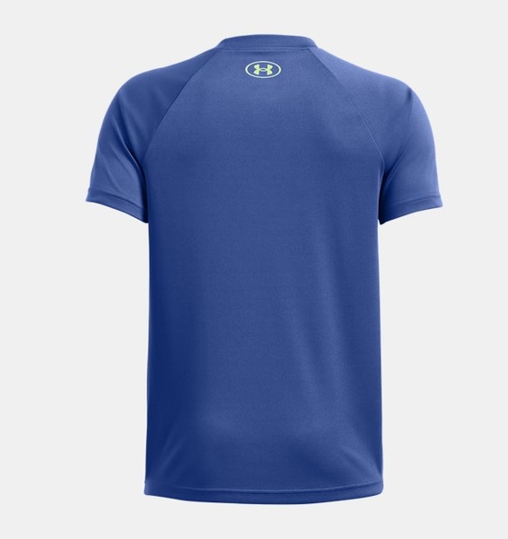 Mavi Çocuk UA Tech Wordmark Logo Kısa Kollu T-shirt