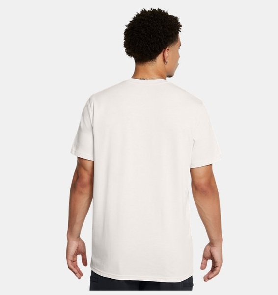 Beyaz Erkek UA Curry Heavyweight Trend T-shirt