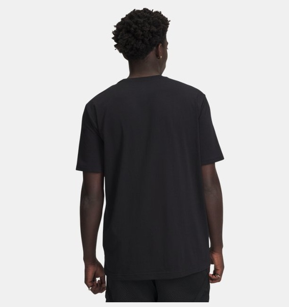 Siyah Erkek UA Curry Logo Trend T-shirt