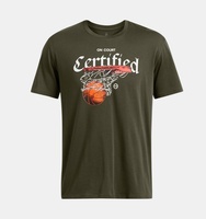 Erkek UA Heavyweight Hoops Certified Kısa Kollu T-shirt