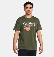 Erkek UA Heavyweight Hoops Certified Kısa Kollu T-shirt