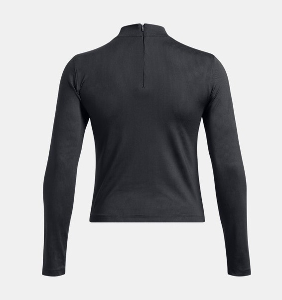 Siyah Kadın UA Drive Mock Uzun Kollu T-shirt