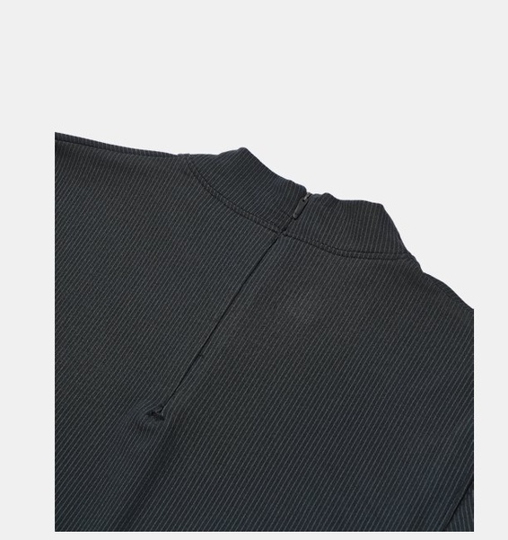 Siyah Kadın UA Drive Mock Uzun Kollu T-shirt