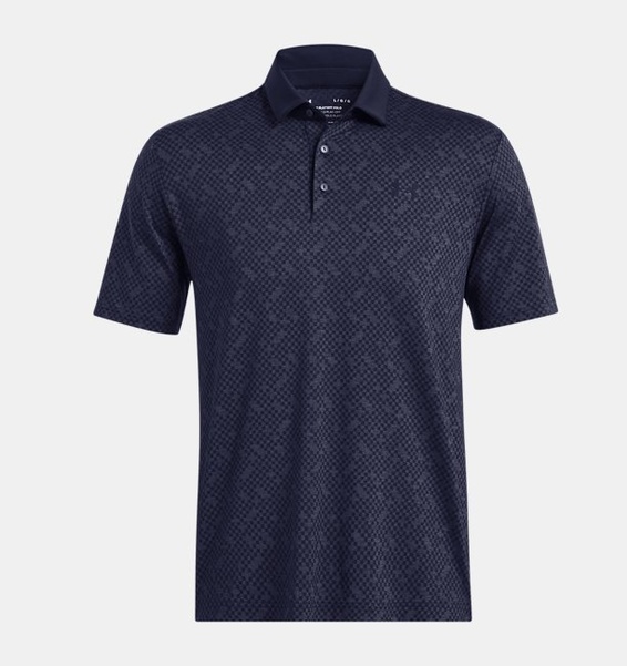 Lacivert Erkek UA Playoff 3.0 Check Polo T-shirt