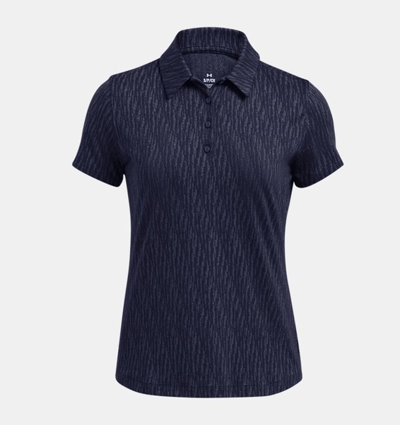 Lacivert Kadın UA Playff 3.0 Digi Jaq Polo T-shirt