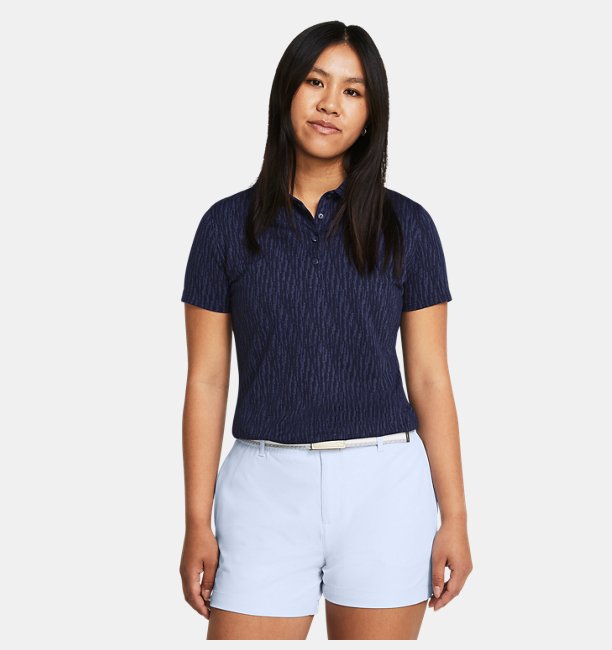 Kadın UA Playff 3.0 Digi Jaq Polo T-shirt Lacivert