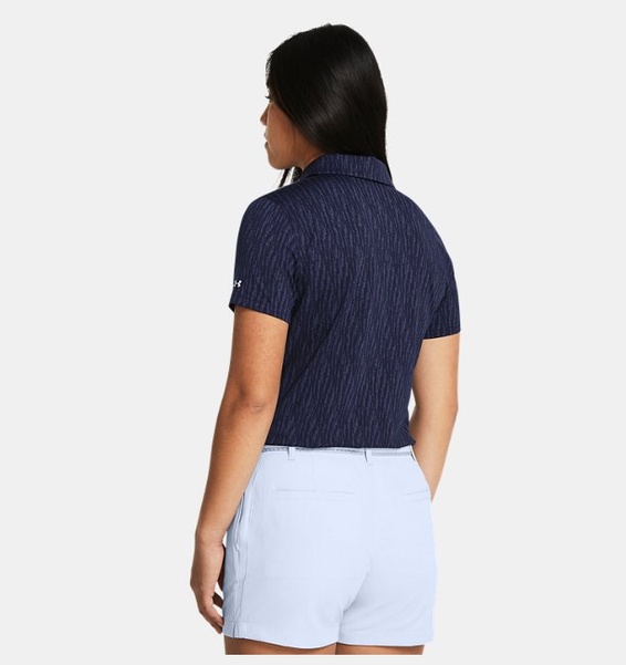 Lacivert Kadın UA Playff 3.0 Digi Jaq Polo T-shirt