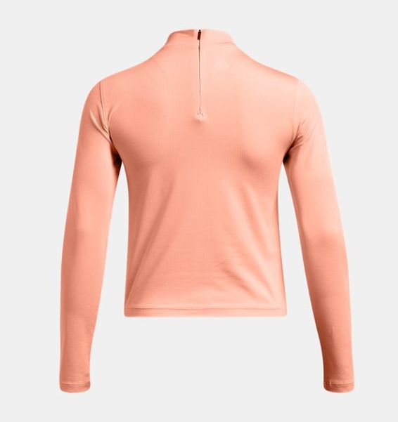 Turuncu Kadın UA Drive Mock Uzun Kollu T-shirt