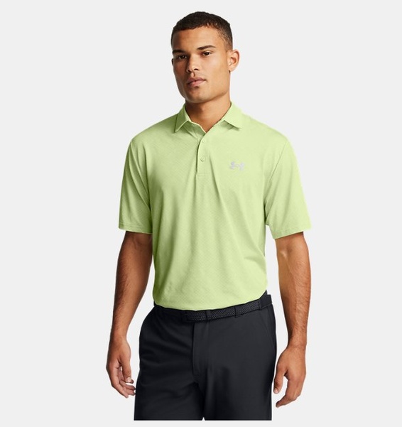 Yeşil Erkek UA Playoff 3.0 Check Polo T-shirt