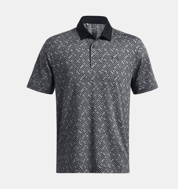 Siyah Erkek UA Playoff 3.0 Check Polo T-shirt