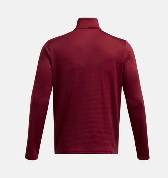 Bordo Erkek UA Vanish CW 1/4 Fermuarlı Uzun Kollu T-shirt