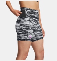 Kadın UA Project Rock Lets Go BTB Middy Baskılı Kısa Tayt